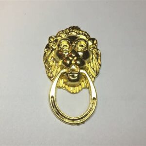 Ручка для шкатулки металл "Подкова" золото 2