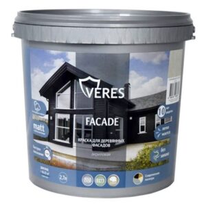 Краска акрил.для дерев.фасадов ГРАФИТ 0