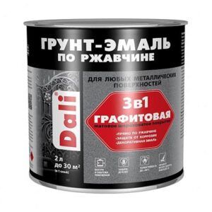 Грунт-эмаль по ржавчине "DALI" 3 в 1 БАЗА С 0