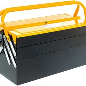 Ящик для инструмента метал. с 4-мя раздвиж. отдел. (420х200х200мм) 65679