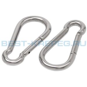 Карабин пружинный АРТ 9075 3х30 (нерж.)