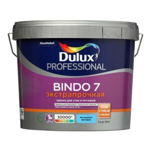 Краска DULUX BINDO BC 7 д/стен и потолков мат.база (9л) 21712