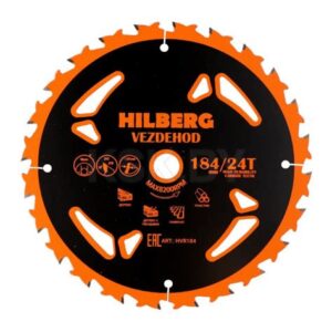 Диск пильный Hilberg Vezdehod 184*16*24T*18 (reverse) HVR184