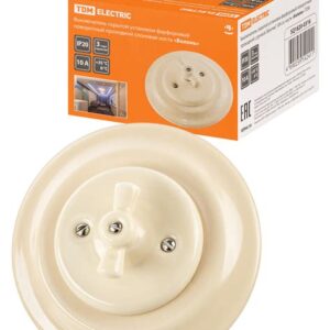 Выключатель фарфор. сл. кость "Болонь" поворотный проходной