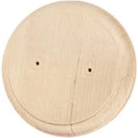 Накладка на бревно под расп.коробку круглая НБУ 1П 107х107мм береза TDM 1821-0428
