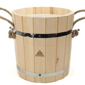 Запарник из липы 15л с/пласт.вставкой