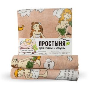 Простыня д/бани (в ассорт) 150х180см вафельное 5472036